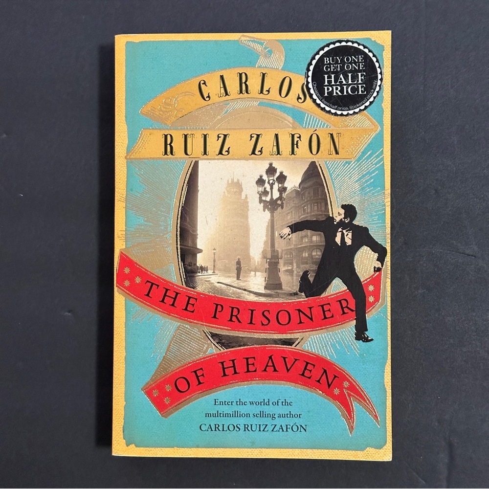 The Prisoner of Heaven by Carlos Ruiz Zafón | Gothic Fiction | Paperback Book